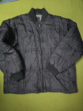Sean John Black Quilted Puffer Jacket
